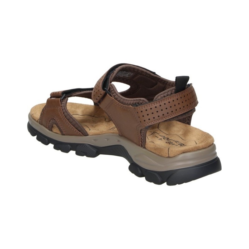 SANDALIA DOS VELCROS BRAUN