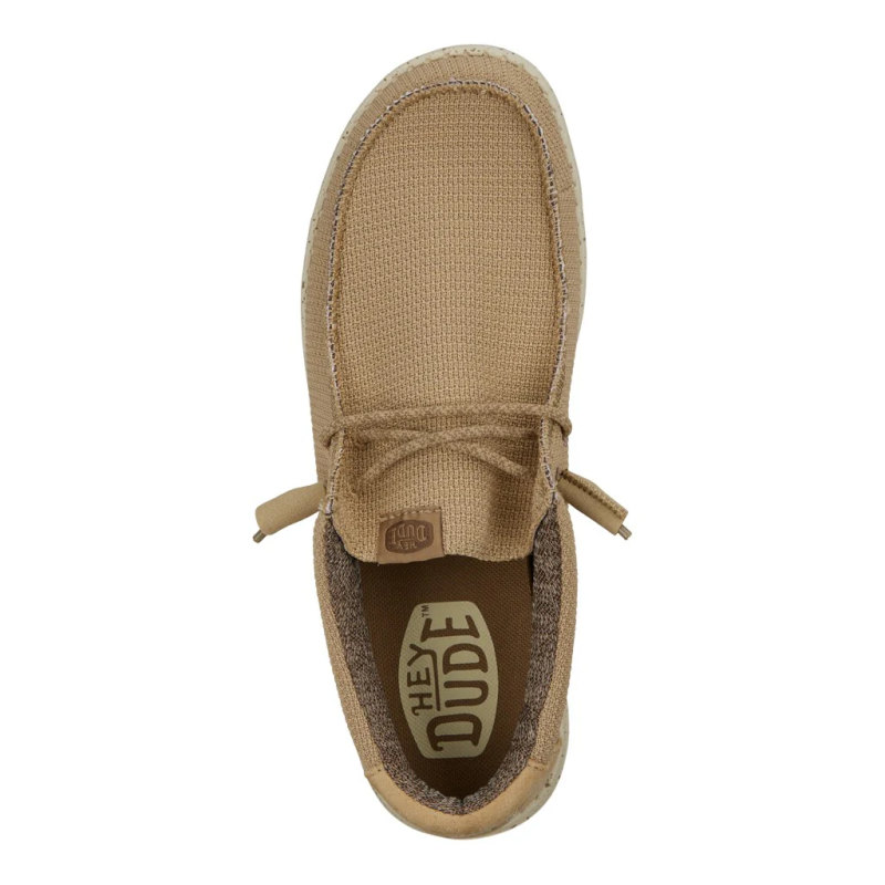 ZAPATO CORDON ELASTICO TAN/WHITE