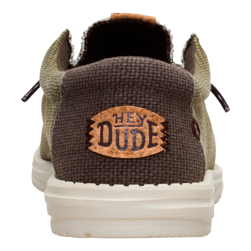 ZAPATO CORDON ELASTICO OLIVE/BROWN