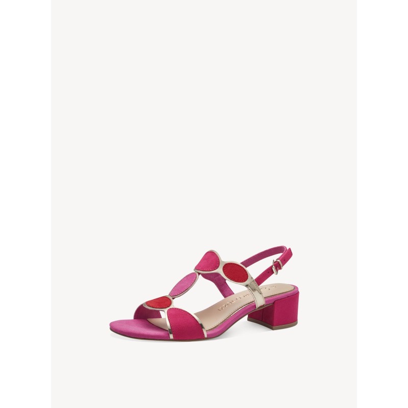 SANDALIA CIRCULOS COMBI PINK