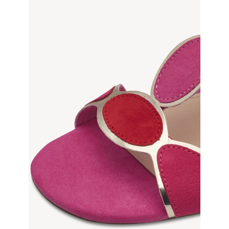 SANDALIA CIRCULOS COMBI PINK