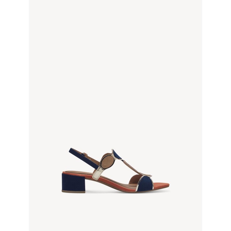 SANDALIA CIRCULOS COMBI NAVY