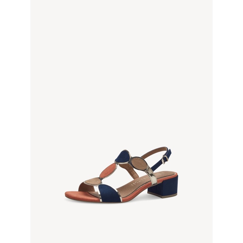 SANDALIA CIRCULOS COMBI NAVY