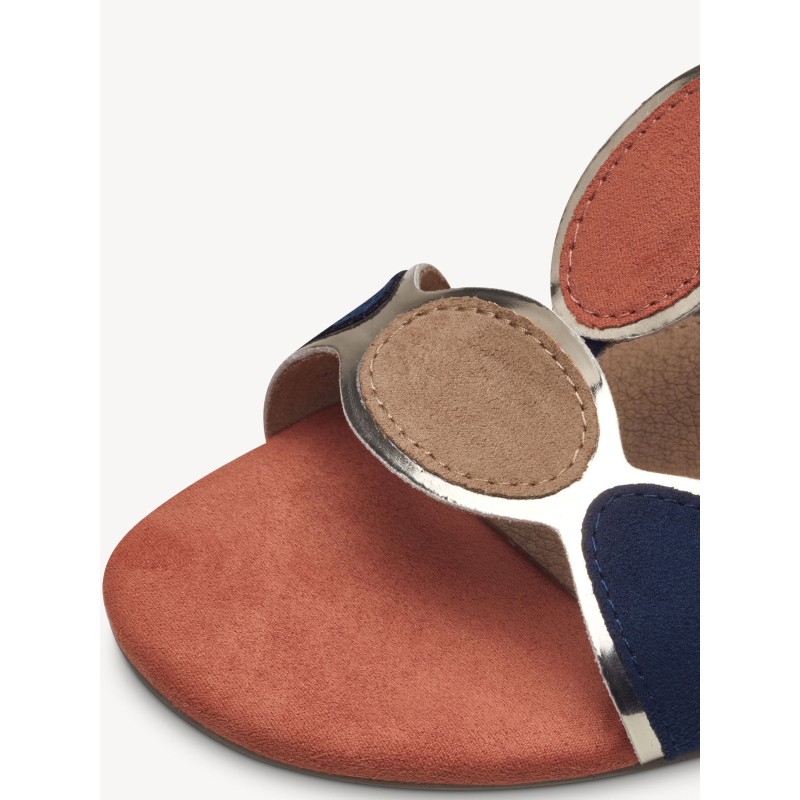 SANDALIA CIRCULOS COMBI NAVY