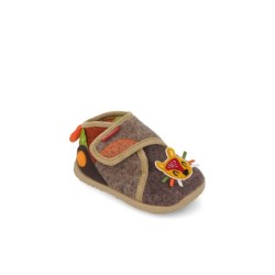 ZAPATILLA CASA MARRON