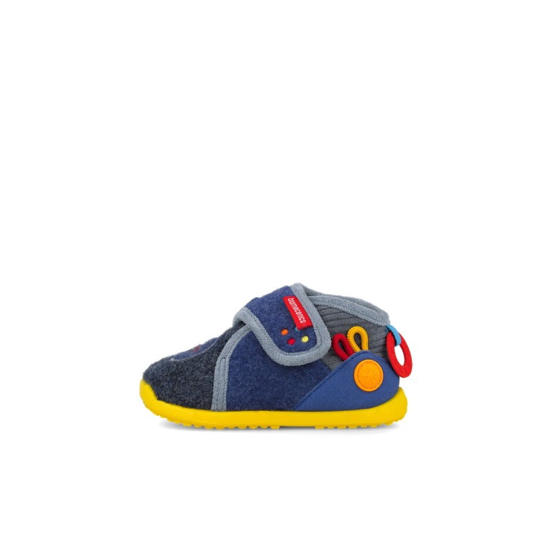 ZAPATILLA CASA AZUL