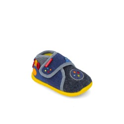 ZAPATILLA CASA AZUL