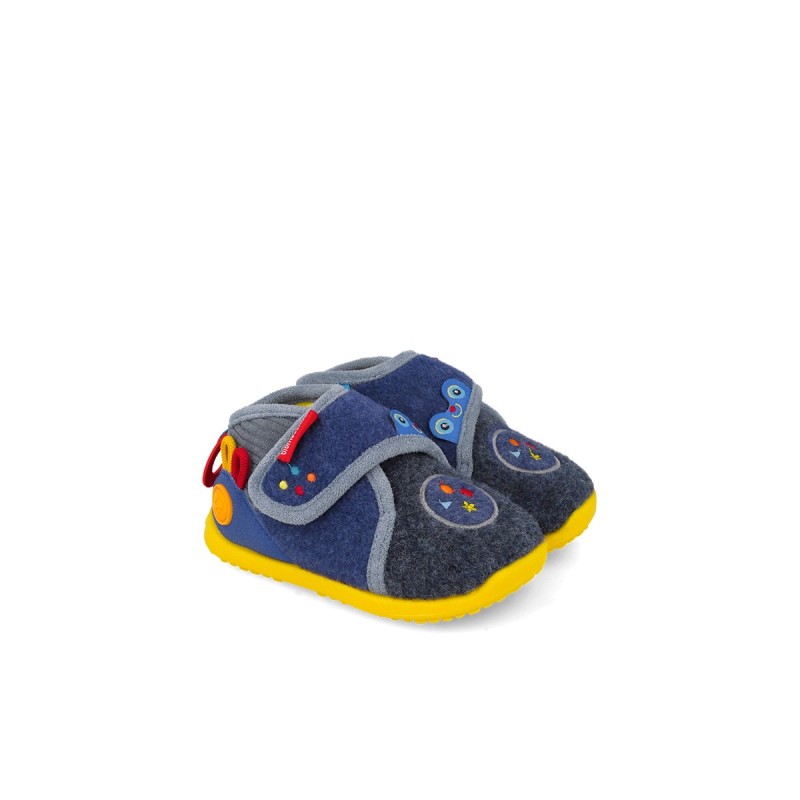 ZAPATILLA CASA AZUL