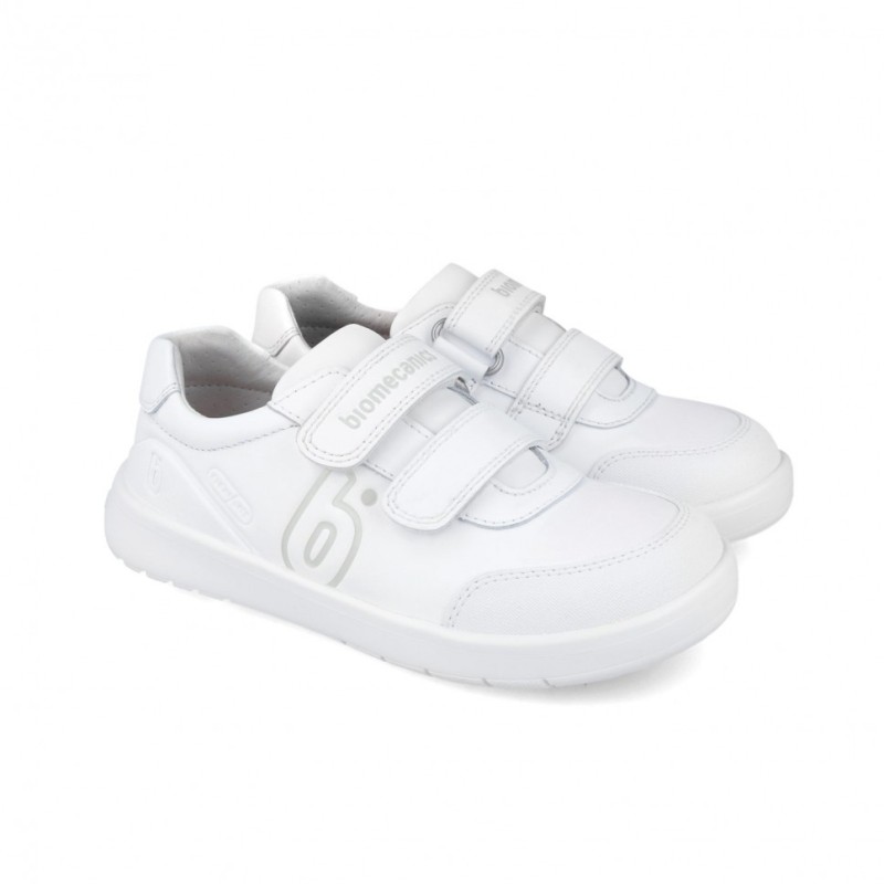 COLEGIAL BAREFOOT VELCROS BLANCO