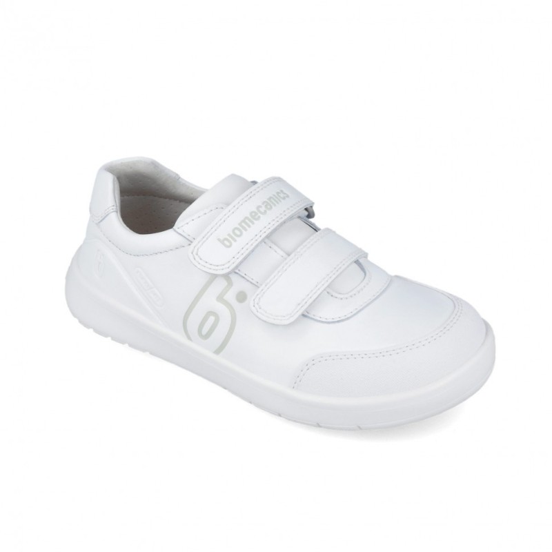 COLEGIAL BAREFOOT VELCROS BLANCO