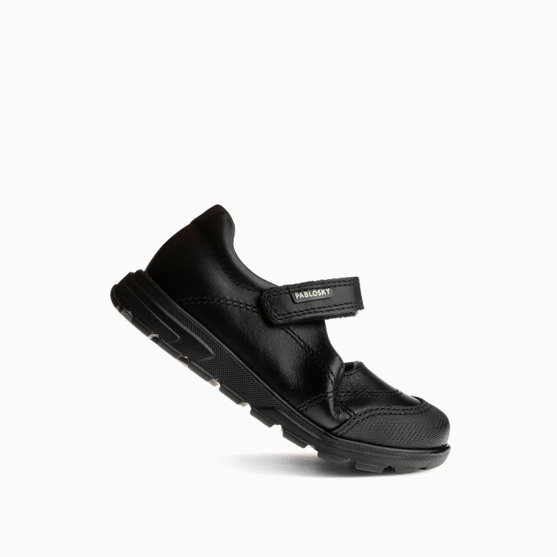 MERCEDES COLEGIAL VELCRO NEGRO