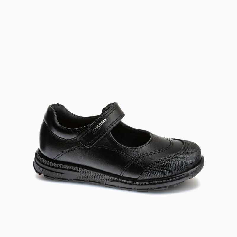 MERCEDES COLEGIAL VELCRO NEGRO