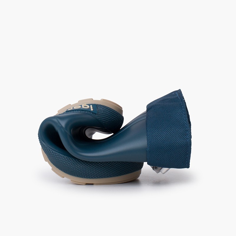 BOTA LLUVIA CUELLO BAREFOOT PETROLEO