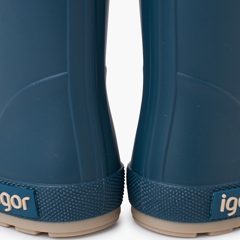 BOTA LLUVIA CUELLO BAREFOOT PETROLEO