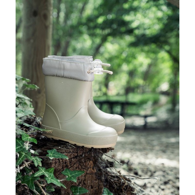 BOTA LLUVIA CUELLO BAREFOOT PIEDRA