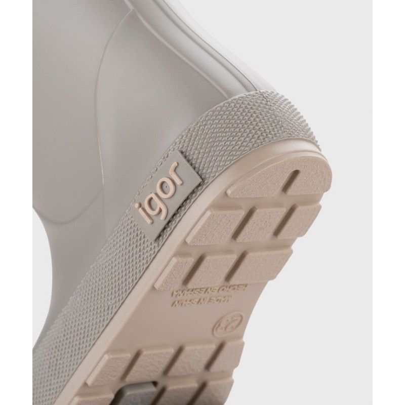 BOTA LLUVIA CUELLO BAREFOOT PIEDRA