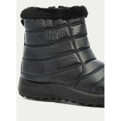 BOTIN ACOLCHADO NYLON NEGRO