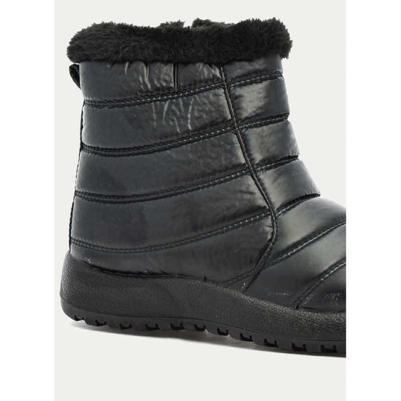 BOTIN ACOLCHADO NYLON NEGRO